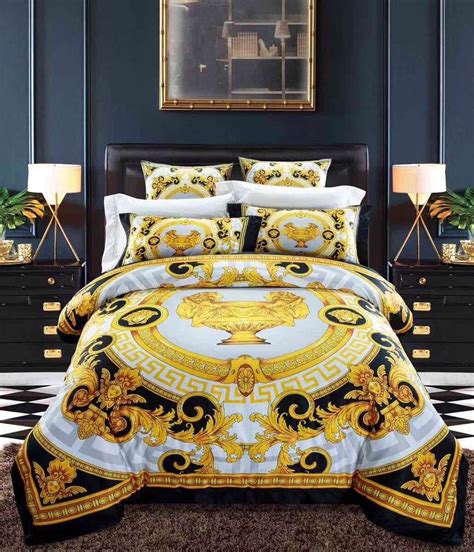 versace bedding set ebay|Versace style bedroom set.